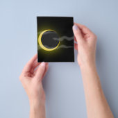 wolk-38060 cartoon wolkenmaan sterren kresc flyer (Hand)