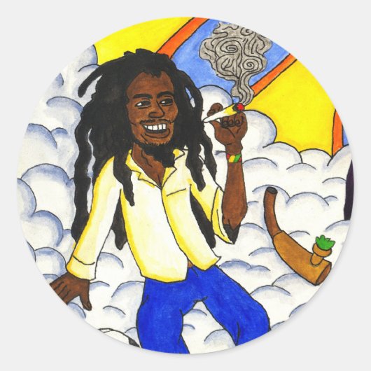 Wolk 69 ronde sticker (Voorkant)