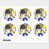 Wolk 69 ronde sticker (Vel)