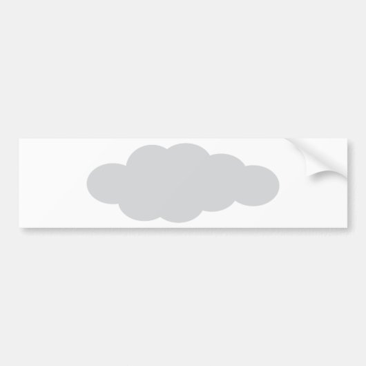 wolk 9 bumpersticker (Voorkant)