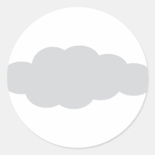 wolk 9 ronde sticker