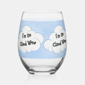 Wolk 9 Stemless wijnglas of rotsglas Wijnglas Zonder Voet (Voorkant)