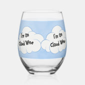 Wolk 9 Stemless wijnglas of rotsglas Wijnglas Zonder Voet (Achterkant)