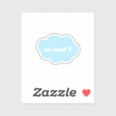 Wolk 9 sticker (Vel)