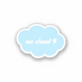 Wolk 9 sticker