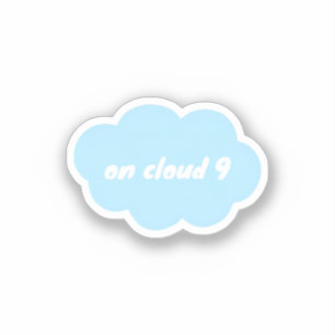 Wolk 9 sticker