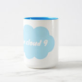 Wolk 9 tweekleurige koffiemok (Center)