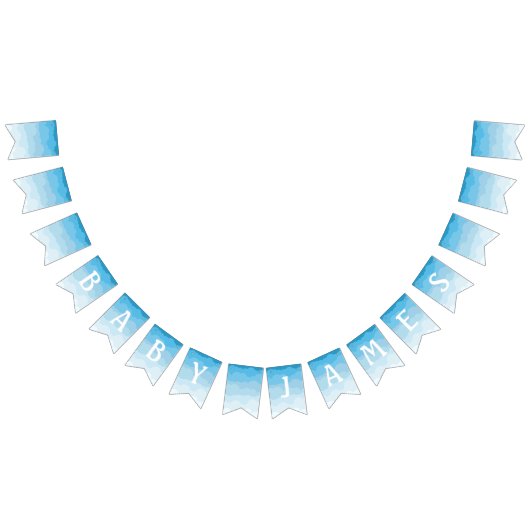 Wolk Baby shower Bunting Flags Vlaggetjes (Alle)