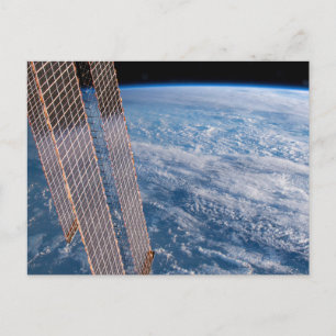 Wolk-bedekte Tasman en koraal Zeeen. Briefkaart