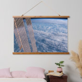 Wolk-bedekte Tasman en koraal Zeeen. Hangend Wandkleed (Slaapkamer)