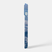 Wolk-bedekte Tasman en koraal Zeeen. iPhone 15 Case (Linkerkant)