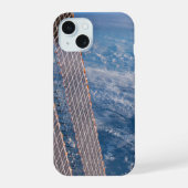 Wolk-bedekte Tasman en koraal Zeeen. iPhone 15 Case (Achterkant)