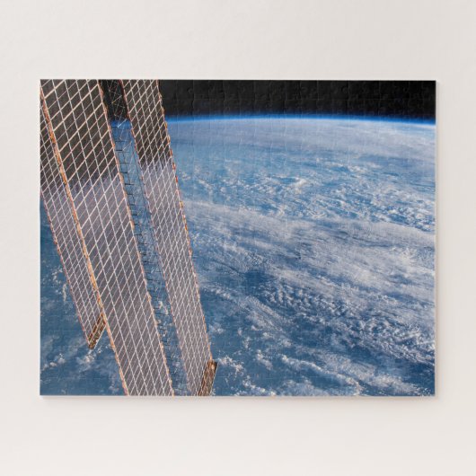 Wolk-bedekte Tasman en koraal Zeeen. Legpuzzel (Horizontaal)