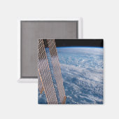 Wolk-bedekte Tasman en koraal Zeeen. Magneet (Voorkant / Achterkant)