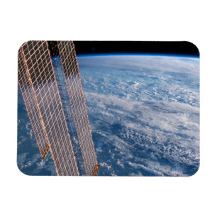 Wolk-bedekte Tasman en koraal Zeeen. Magneet