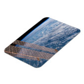 Wolk-bedekte Tasman en koraal Zeeen. Magneet (Linkerzijde)