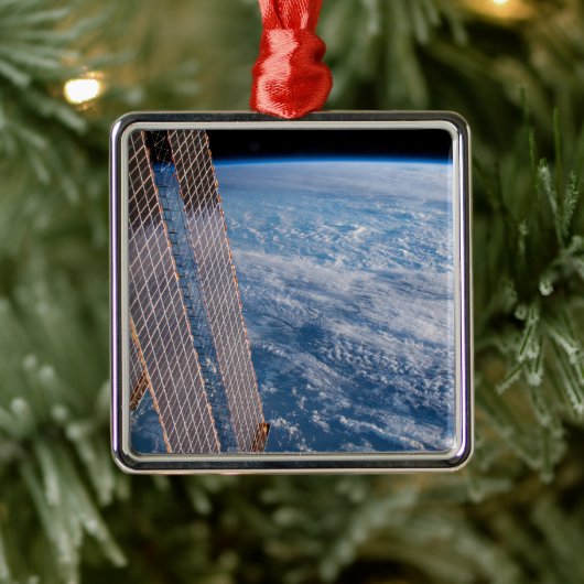 Wolk-bedekte Tasman en koraal Zeeen. Metalen Ornament (Boom)