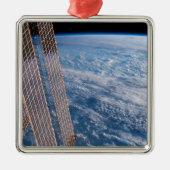 Wolk-bedekte Tasman en koraal Zeeen. Metalen Ornament (Voorkant)