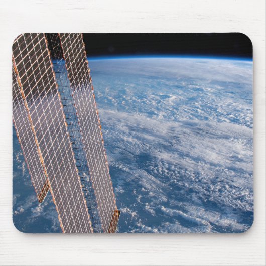 Wolk-bedekte Tasman en koraal Zeeen. Muismat (Voorkant)