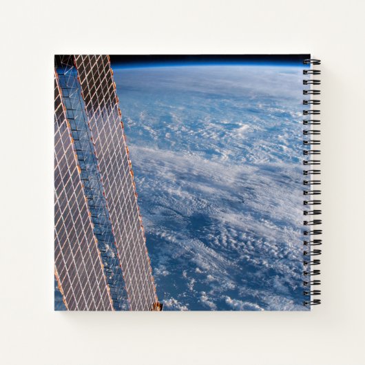 Wolk-bedekte Tasman en koraal Zeeen. Notitieboek (Achterkant)