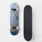 Wolk-bedekte Tasman en koraal Zeeen. Persoonlijk Skateboard (Voorkant)