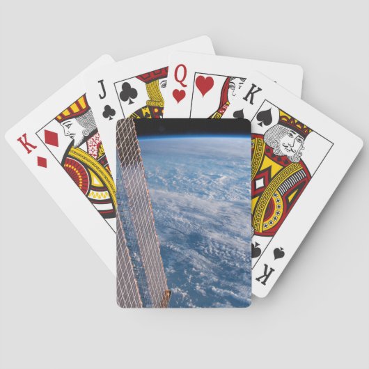 Wolk-bedekte Tasman en koraal Zeeen. Pokerkaarten (Achterkant)