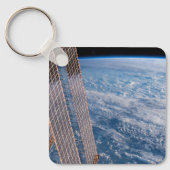 Wolk-bedekte Tasman en koraal Zeeen. Sleutelhanger (Voorkant)