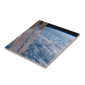 Wolk-bedekte Tasman en koraal Zeeen. Tegeltje (Zijkant)