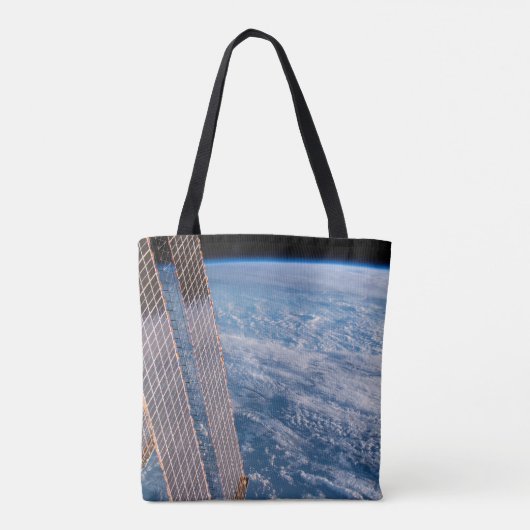 Wolk-bedekte Tasman en koraal Zeeen. Tote Bag (Achterkant)
