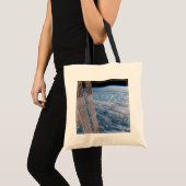 Wolk-bedekte Tasman en koraal Zeeen. Tote Bag (Voorkant (product))