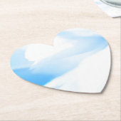 Wolk bloem papier coaster kartonnen onderzetters (Gekanteld)