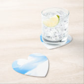 Wolk bloem papier coaster kartonnen onderzetters (Insitu)