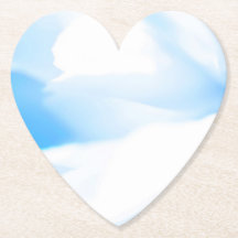 Wolk bloem papier coaster