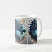 wolk draak koffiemok (Voorkant rechts)