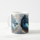 wolk draak koffiemok (Voorkant links)
