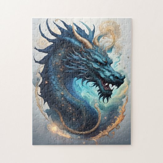 wolk draak puzzel  (Verticaal)