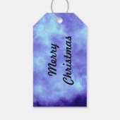 Wolk Effect – Blauwe Cadeaublaadjes Cadeaulabel (Achterkant)