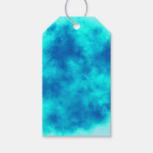 Wolk Effect – Blauwe Cadeautags Cadeaulabel (Voorkant)