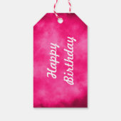 Wolk Effect – Roze Cadeaublaadjes  Cadeaulabel (Achterkant)