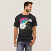 Wolk en regenboog t-shirt (Voorkant volledig)