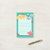 Wolk en Zeester Post-It Notities Post-it® Notes (Op bureau)