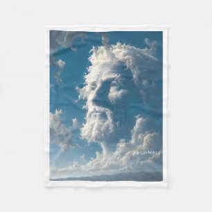 Wolk Gezicht Profiel Dekbed Fleece Deken