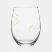 Wolk Goud Afwerking Glas (Rechts)
