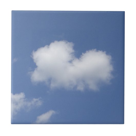 Wolk Hart Tegeltje (Voorkant)