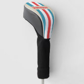 Wolk Jager Speld Gestreept met Naam Golfheadcover (Schuin)