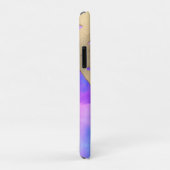 Wolk-kuste Sereniteit: Het Gouden Kant Monogram Case-Mate iPhone Case (Achterkant/rechts)