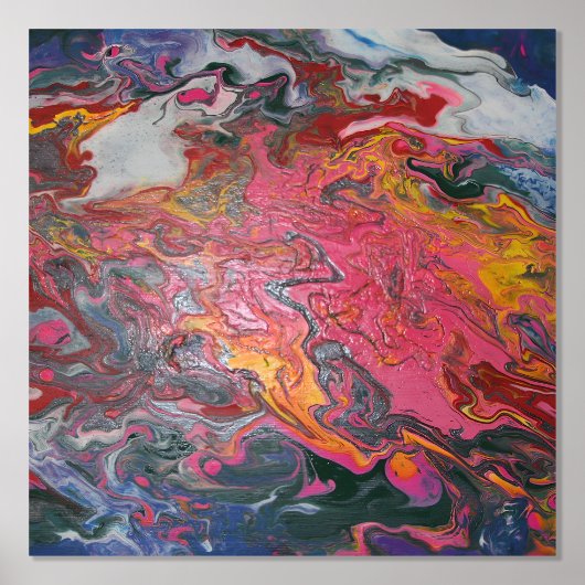 wolk lava wervelverf folie afdrukken (Voorkant)