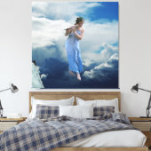 Wolk magie canvas afdruk (Insitu (Slaapkamer))