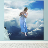 Wolk magie canvas afdruk (Insitu (Houten vloer))