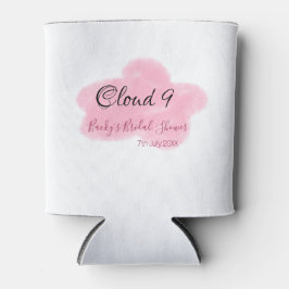 Wolk negen roze pastel bruidsfeest naamdatum blikjeskoeler
